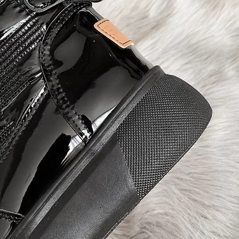 Sneakers Stivaletti Invernali Caldi da Donna con Suola Spessa | Scarpe Casual Alte con Lacci