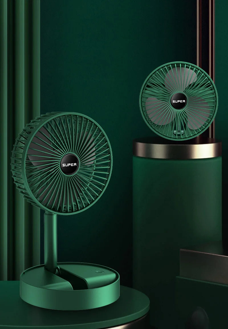 Ventilatore portatile ricaricabile da tavolo