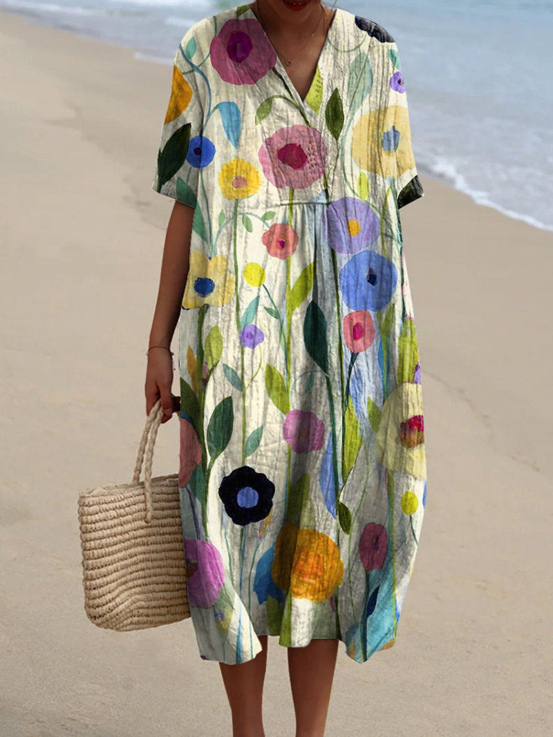 Robe à Motif Floral