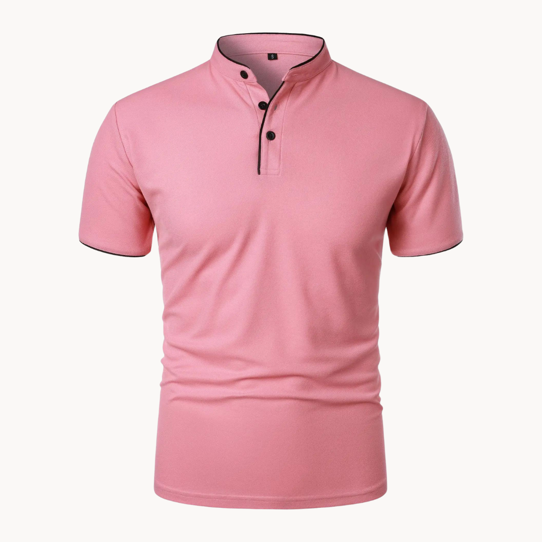 Herre polo med korte ærmer – klassisk pasform til hverdag