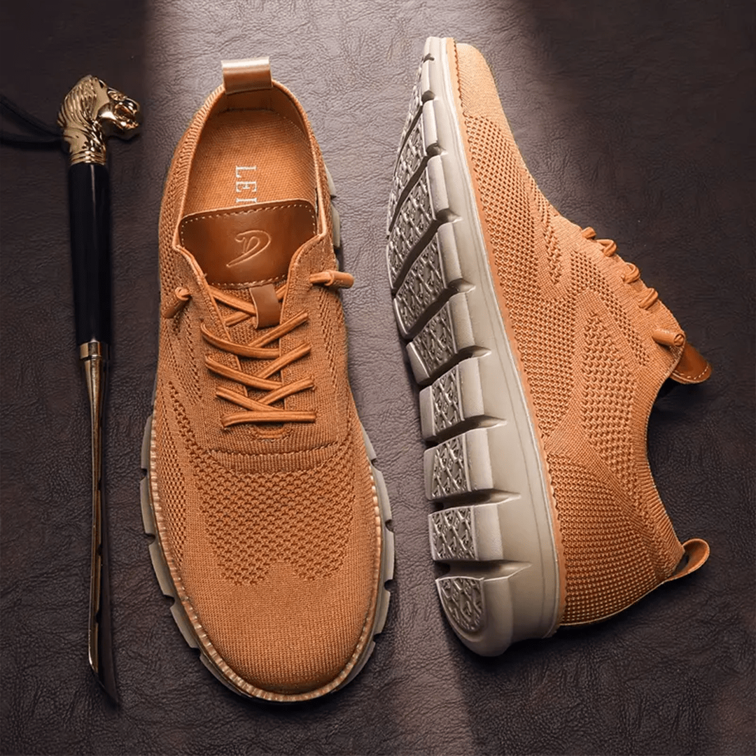 Sapatos ortopédicos respiráveis para caminhada com suporte plantar