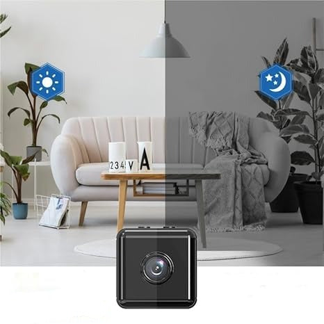 Mini caméra de sécurité sans fil HD 1080P - Surveillance intelligente avec vision nocturne et détection de mouvement