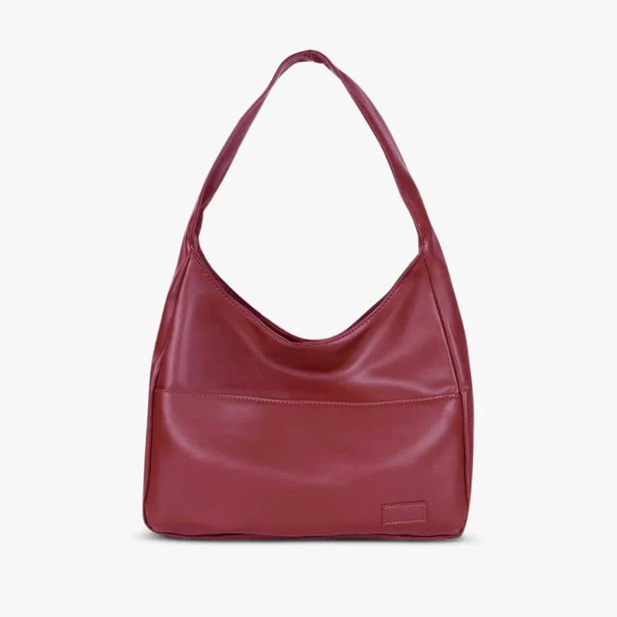 Dámská prostorná kabelka přes rameno z umělé kůže, hobo bag, casual elegantní