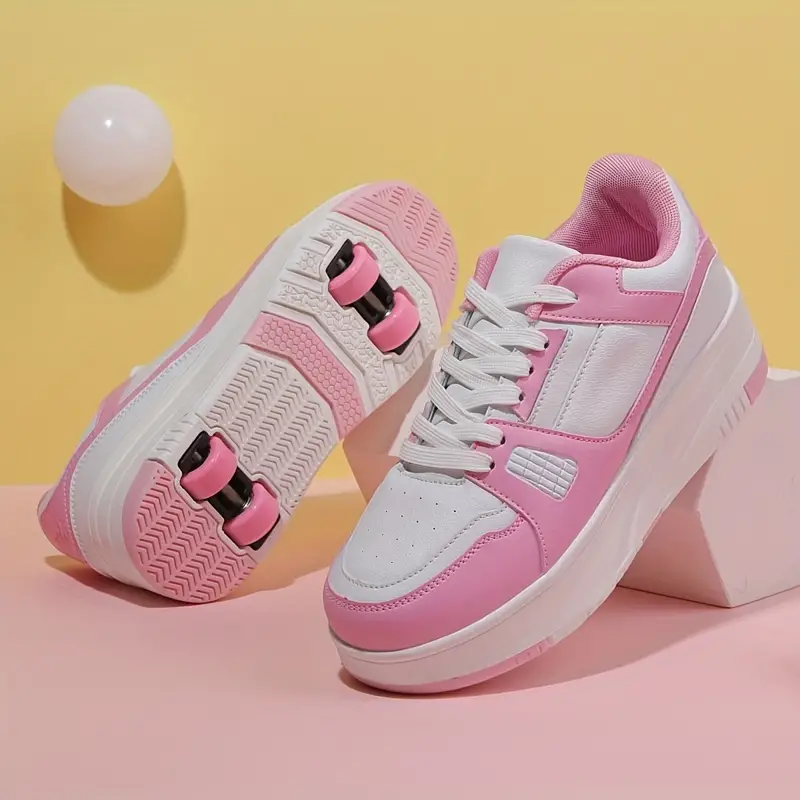 Γυναικεία sneakers με χοντρή σόλα και ρυθμιζόμενο κλείσιμο