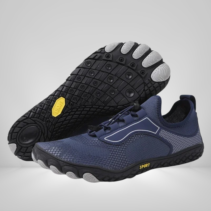 Pantofi Barefoot pentru bărbați, pentru mers, cu design minimalist și ușor.
