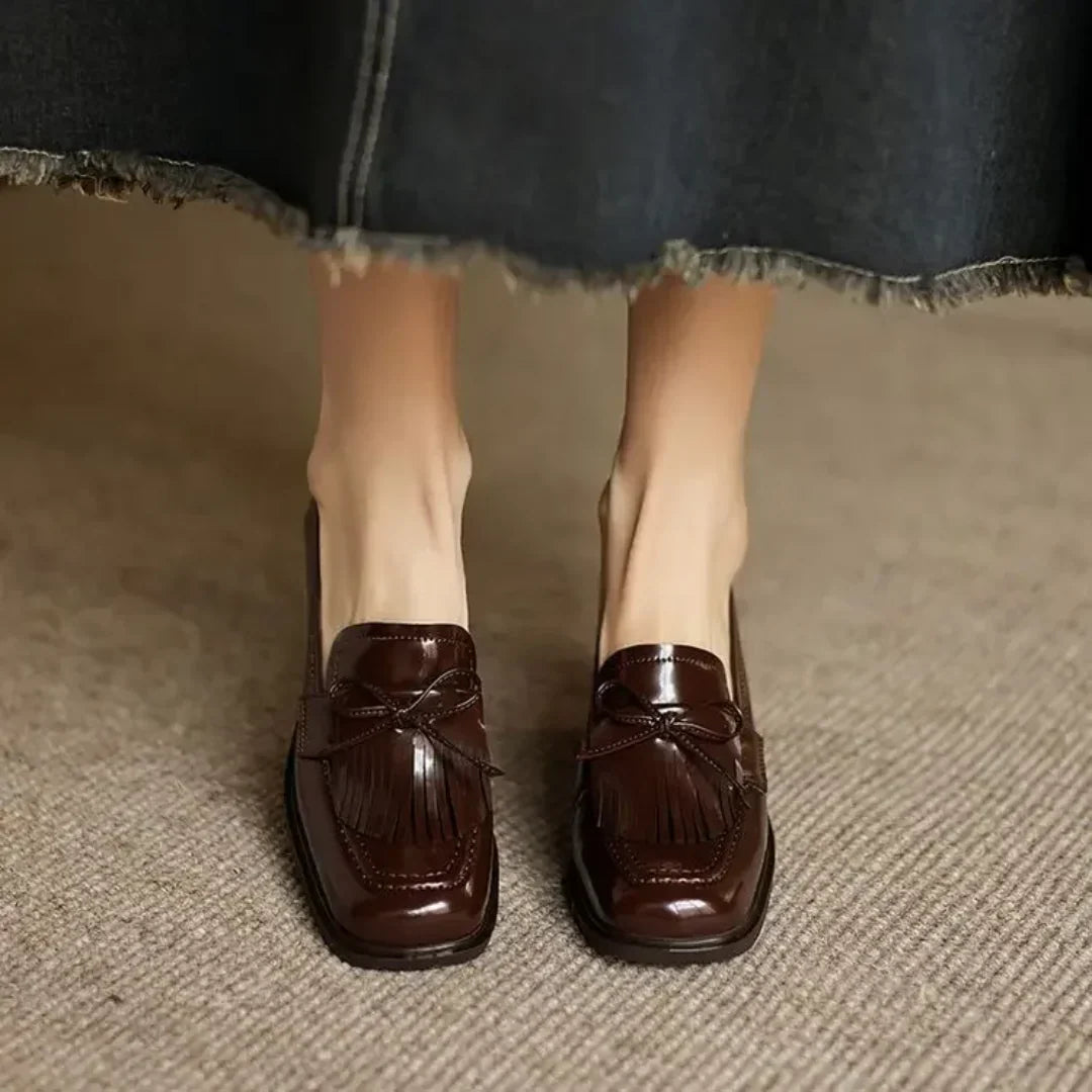 Mocasini eleganți Dorothy cu toc pentru ocazii de clasă