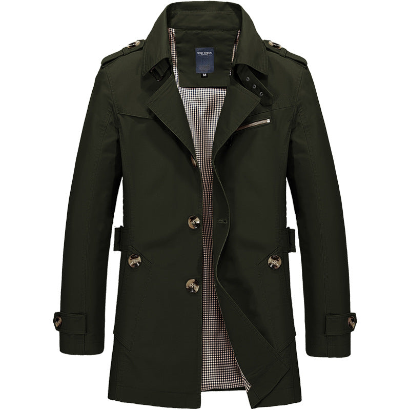 Enzo - Giacca Windbreaker con Fodera in Pile