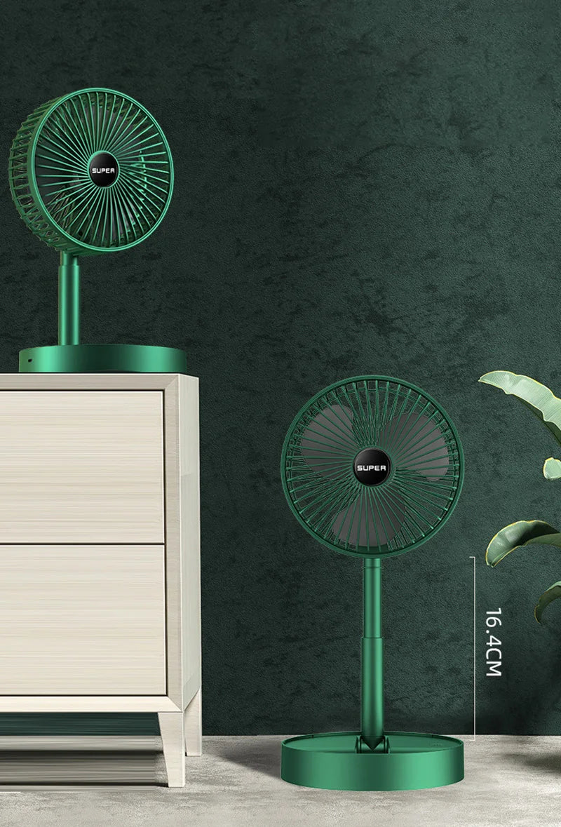 Ventilatore portatile ricaricabile da tavolo