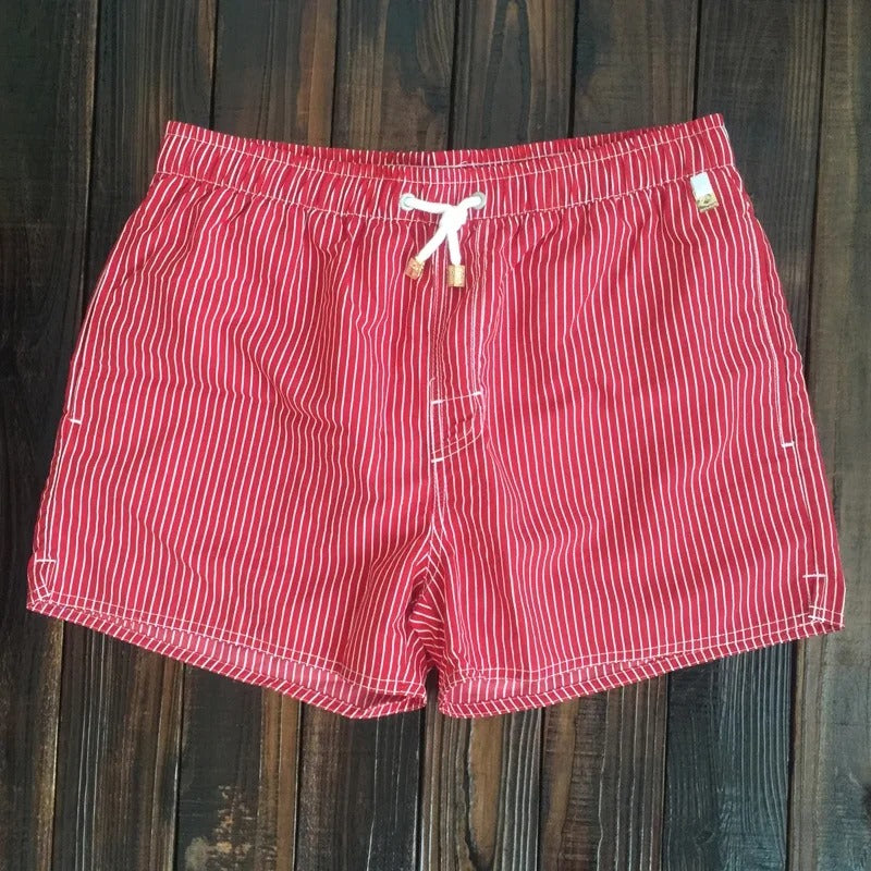 Pantaloncini da Bagno da Uomo – Design a Righe ad Asciugatura Rapida