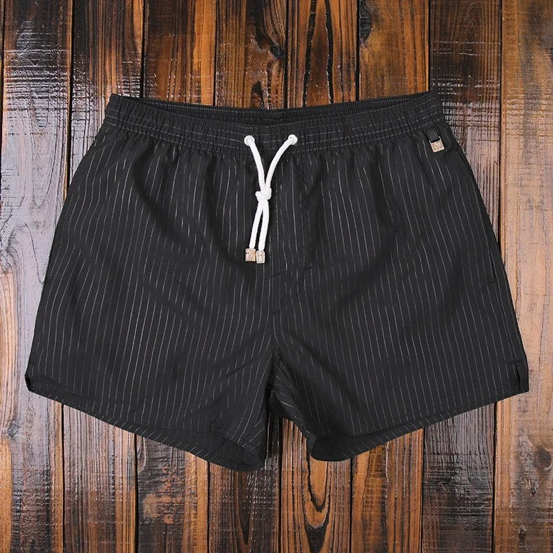 Pantaloncini da Bagno da Uomo – Design a Righe ad Asciugatura Rapida