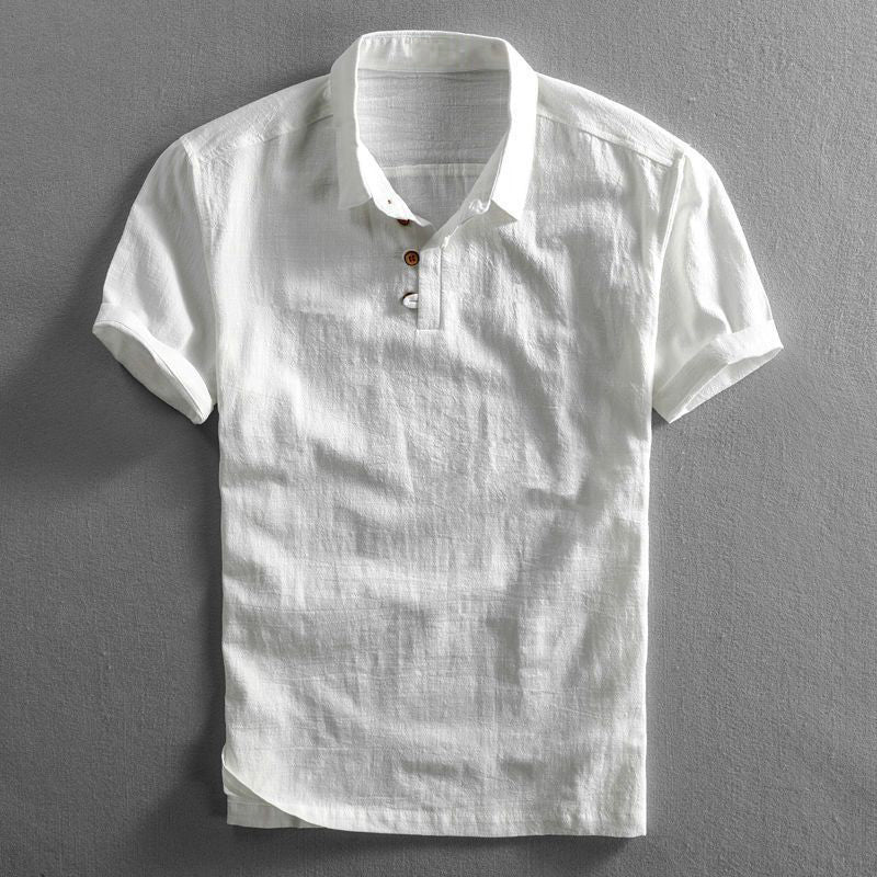 Polo da Uomo a Maniche Corte con Colletto e Vestibilità Regolare