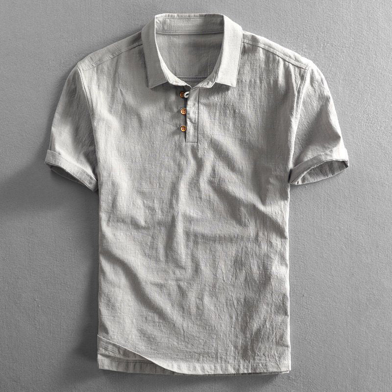 Polo da Uomo a Maniche Corte con Colletto e Vestibilità Regolare