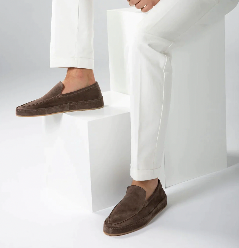 Elegantní pánské mokasíny – pohodlné slip-on boty s odpruženou podrážkou