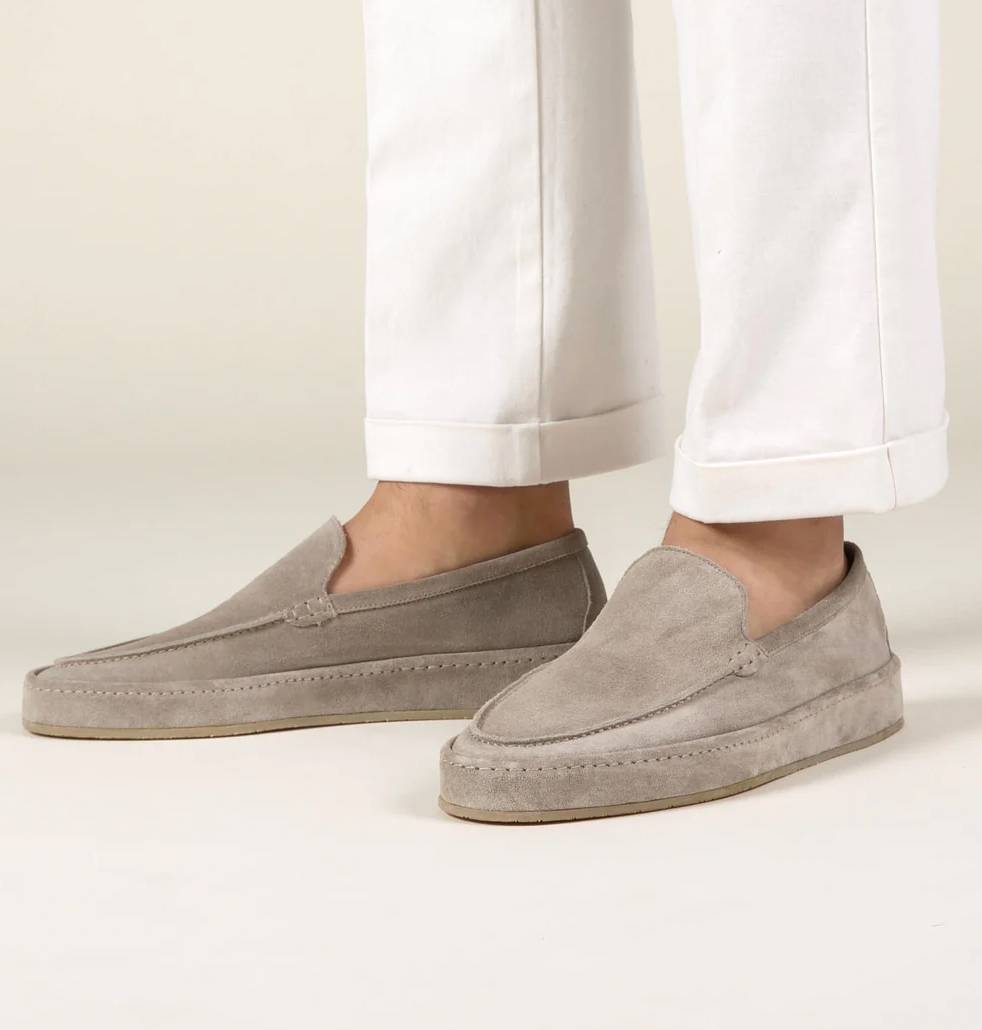 Elegantní pánské mokasíny – pohodlné slip-on boty s odpruženou podrážkou