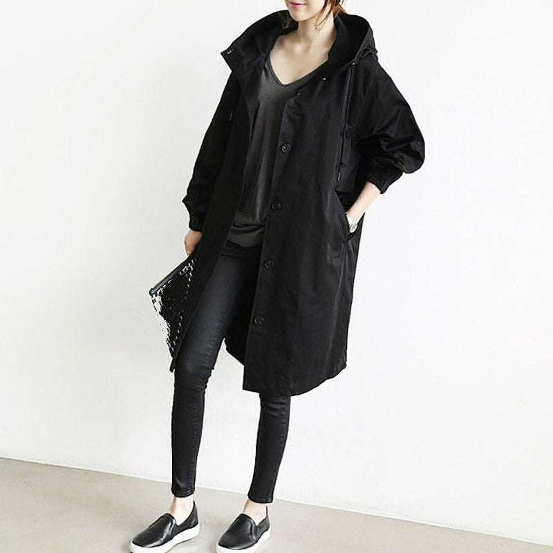 Tina - Elegant trenchcoat i bomuld