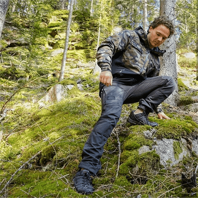 Pánské nepromokavé cargo kalhoty – taktické outdoor kalhoty