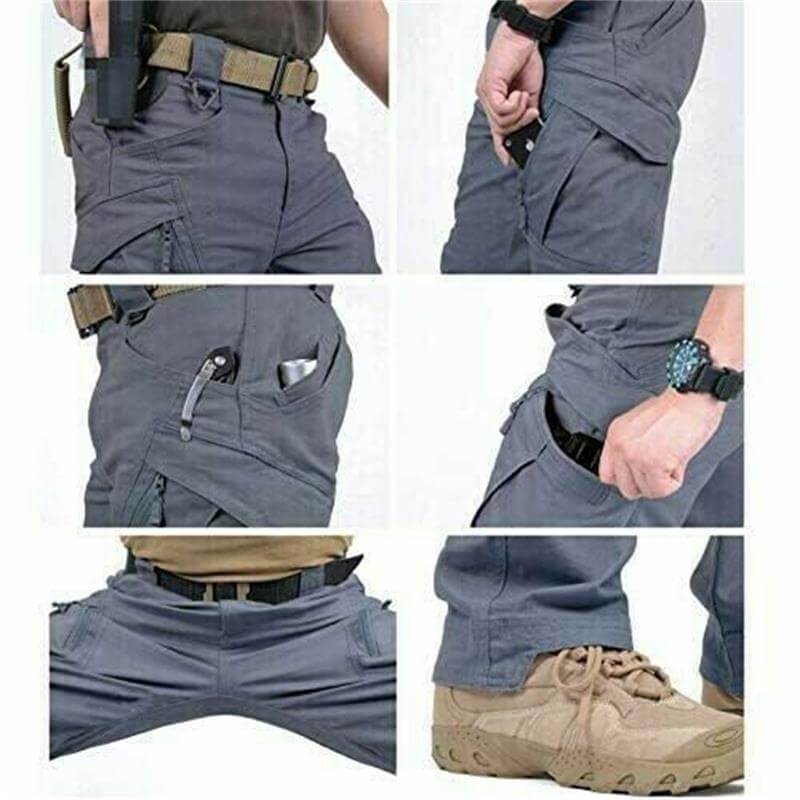 Pánské nepromokavé cargo kalhoty – taktické outdoor kalhoty