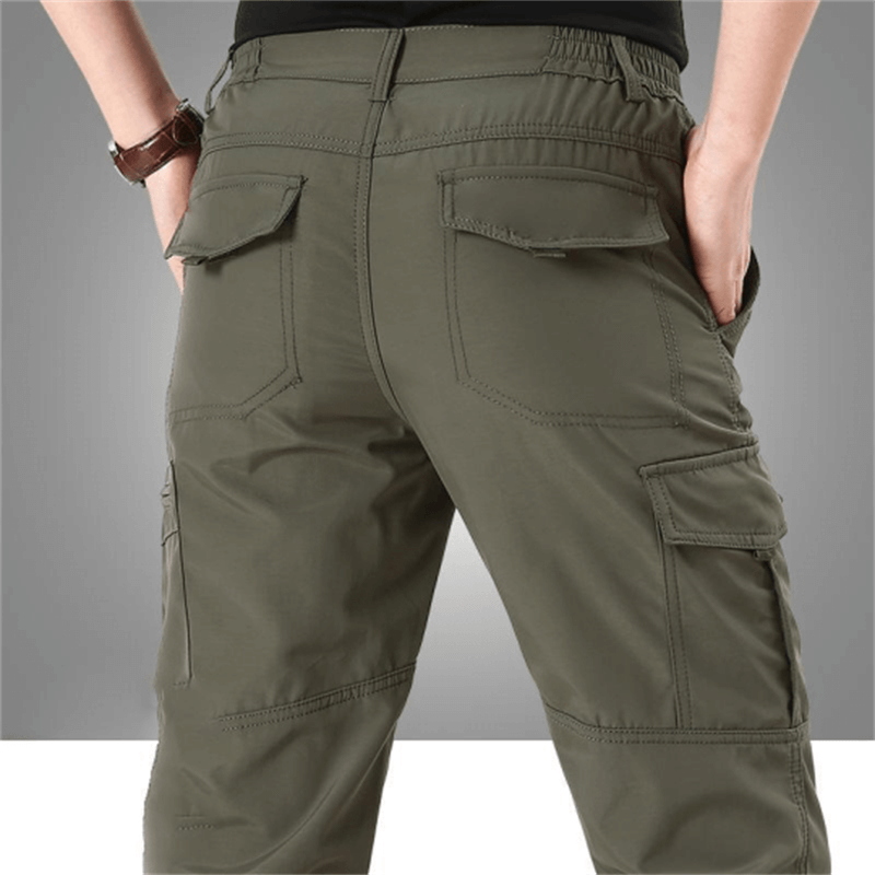 Pánské nepromokavé cargo kalhoty – taktické outdoor kalhoty