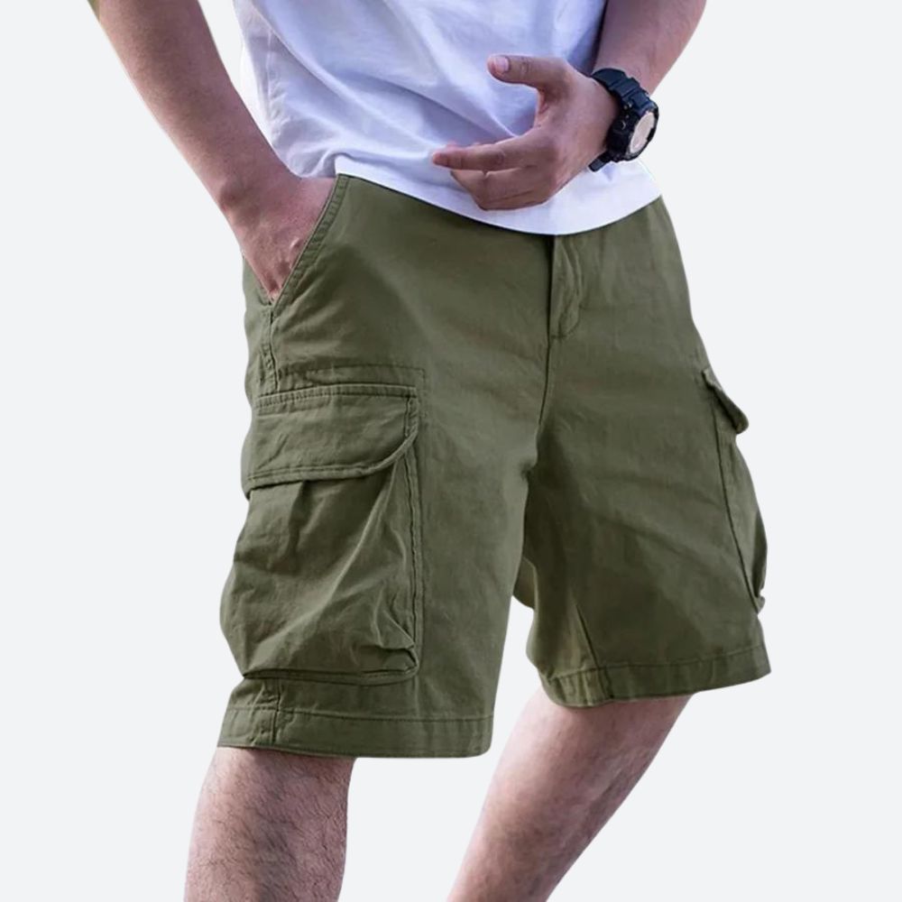 Elegant Men's Shorts with Practical Pockets