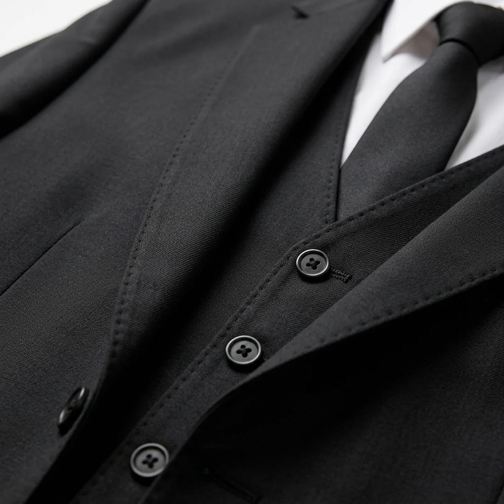 Dario | Herretre-delt jakkesæt | Spids revers | Vest