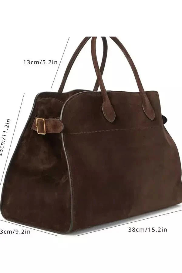 Borsa a mano donna grande in pelle capiente borsa viaggio weekend elegante