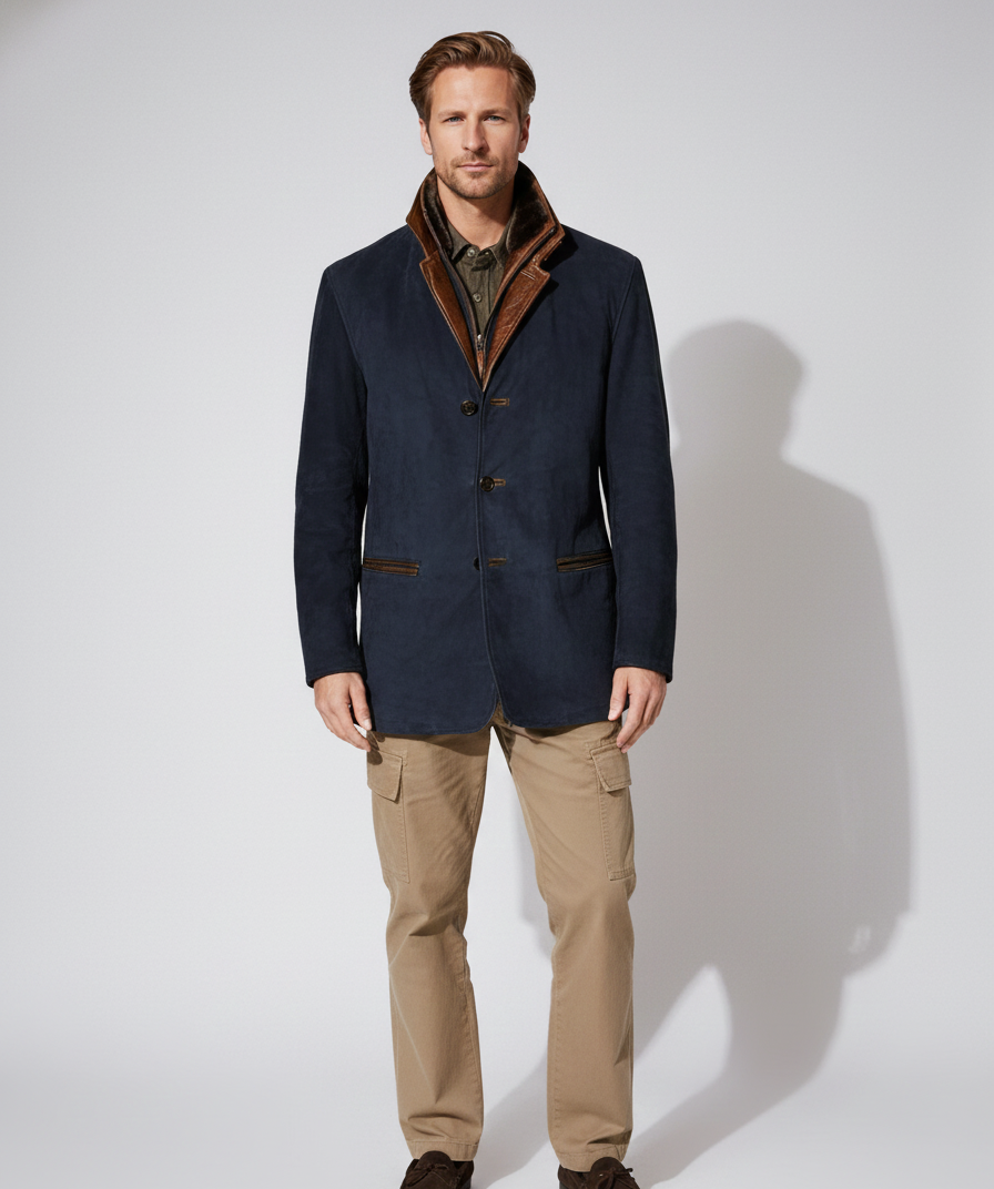 Valerios Fashion veste homme cuir vintage