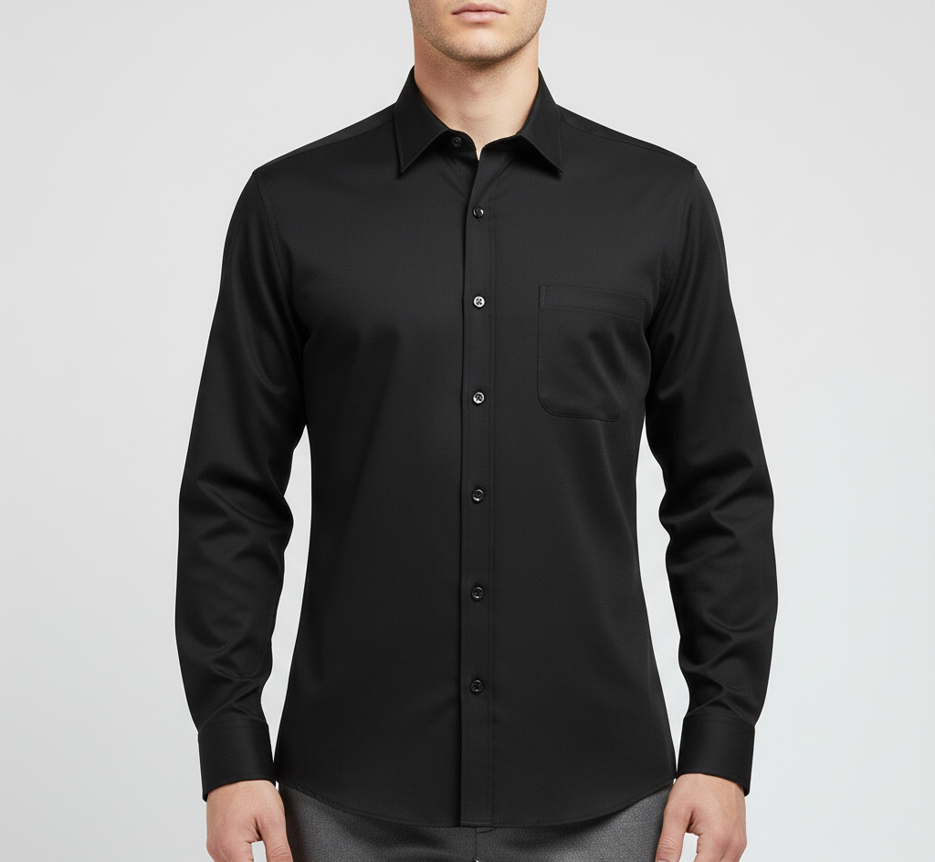 Valerios Fashion camicia uomo cotone elegante slim fit