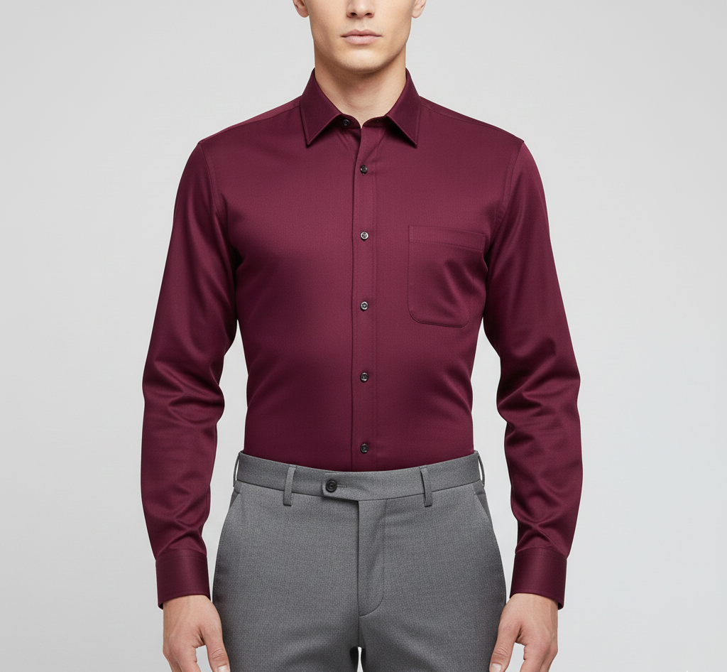 Valerios Fashion camicia uomo cotone elegante slim fit