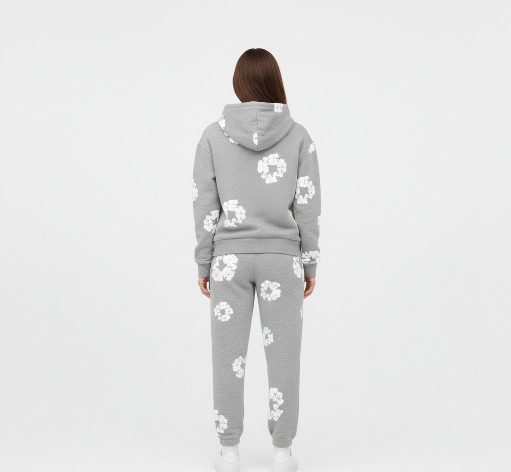 Valerios Fashion completo tuta unisex in cotone stampato