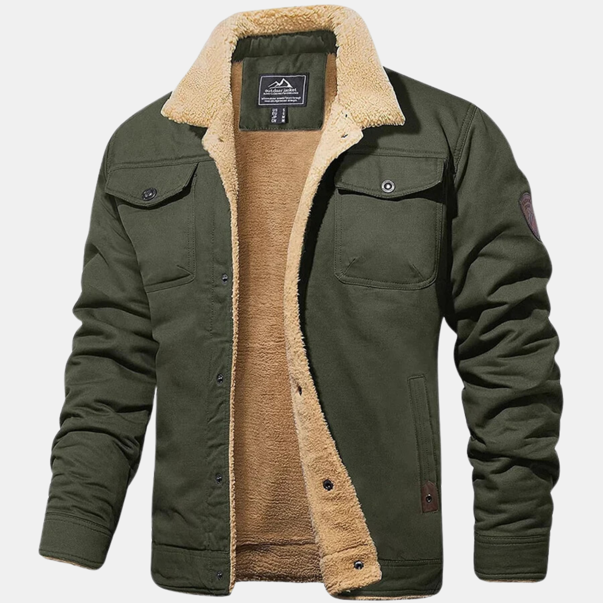 Κλασικό vintage ανδρικό bomber μπουφάν