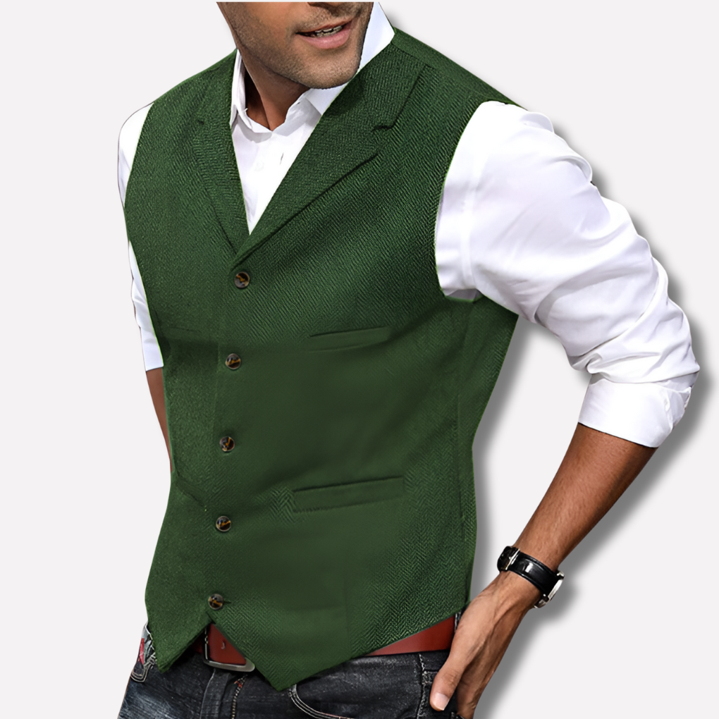 Colete Masculino Elegante – Camada Refinada para Looks Formais