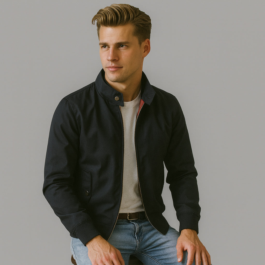 Harrington Jacket | Zippered | Autumn | Bomber | Men's Jacket