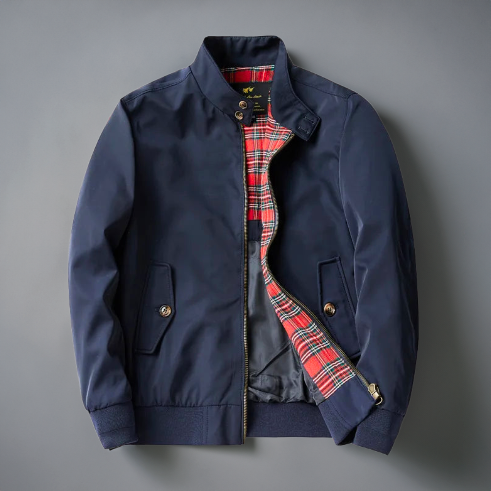 Jachetă Harrington | cu Fermoar | Toamnă | Bomber | Jachetă pentru Bărbați