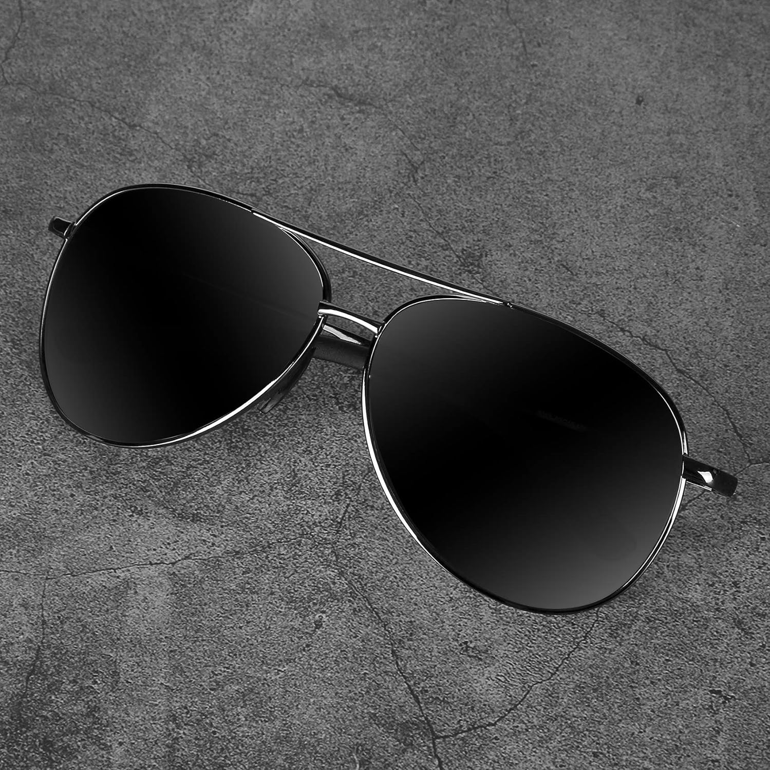 Joey | Polarized Aviator Sunglasses with UV400 Protection - Lightweight Metal Frame 2