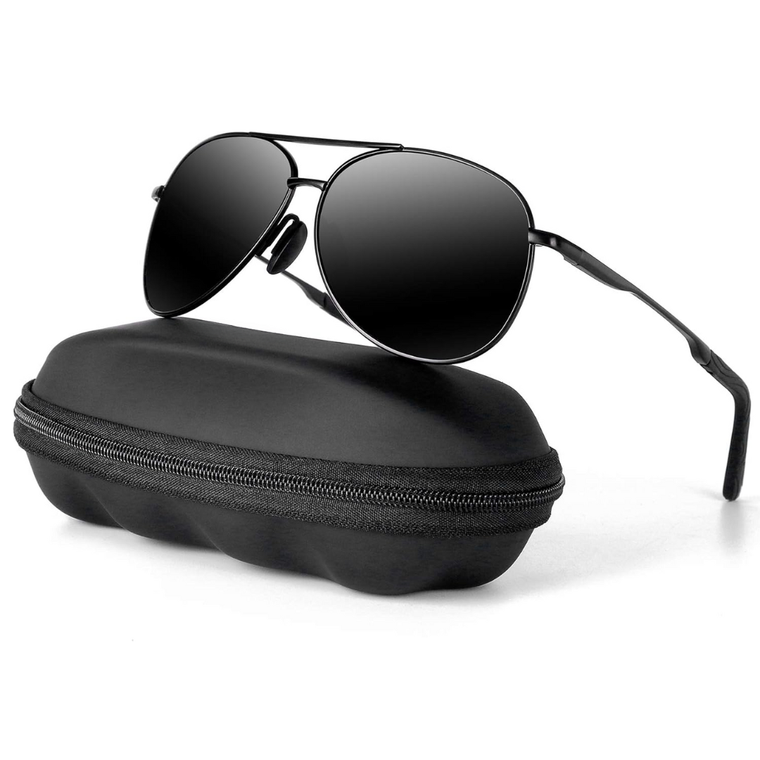 Joey | Polarized Aviator Sunglasses with UV400 Protection - Lightweight Metal Frame 3