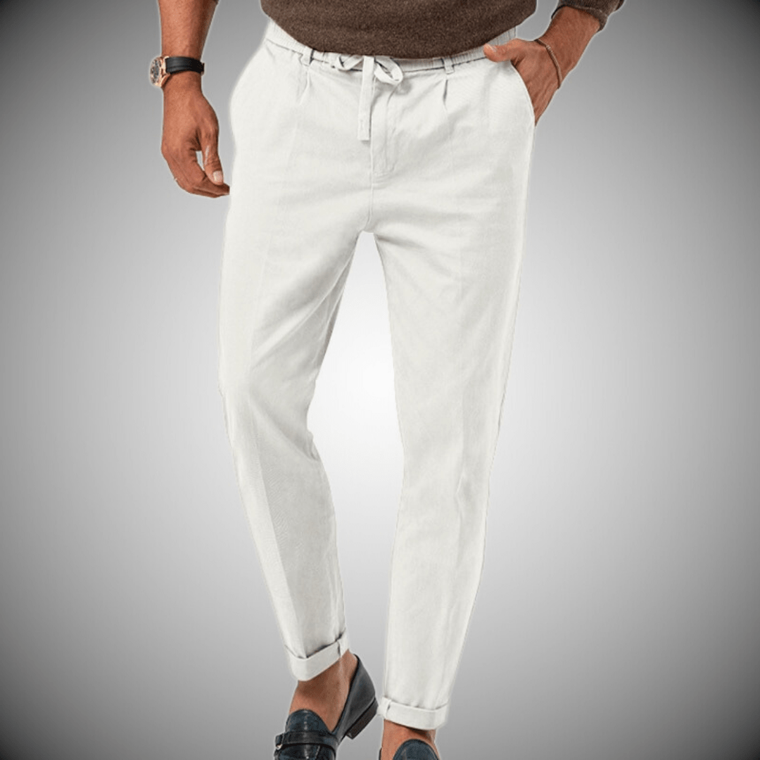 Pantalones de lino para hombre de alta calidad