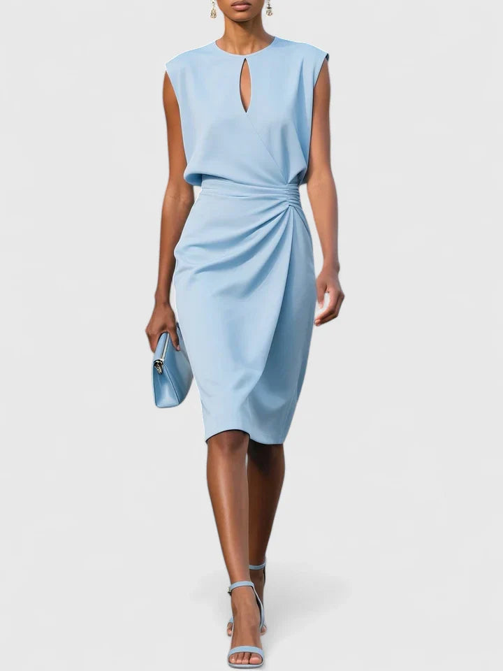 Elegantní midi šaty na slavnostní příležitost pro ženy
