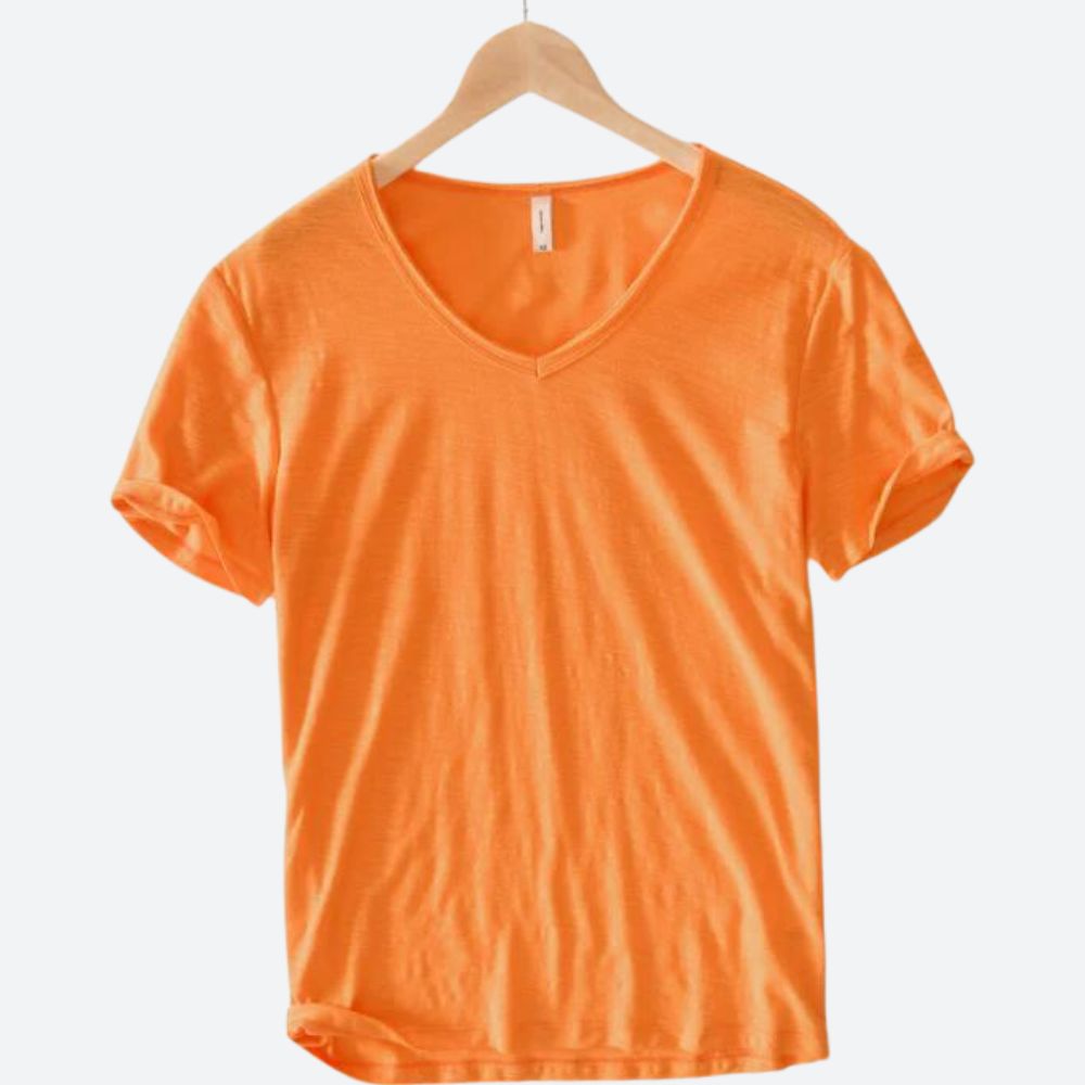T-shirt Estival Aéré en Coton et Lin - Maxx