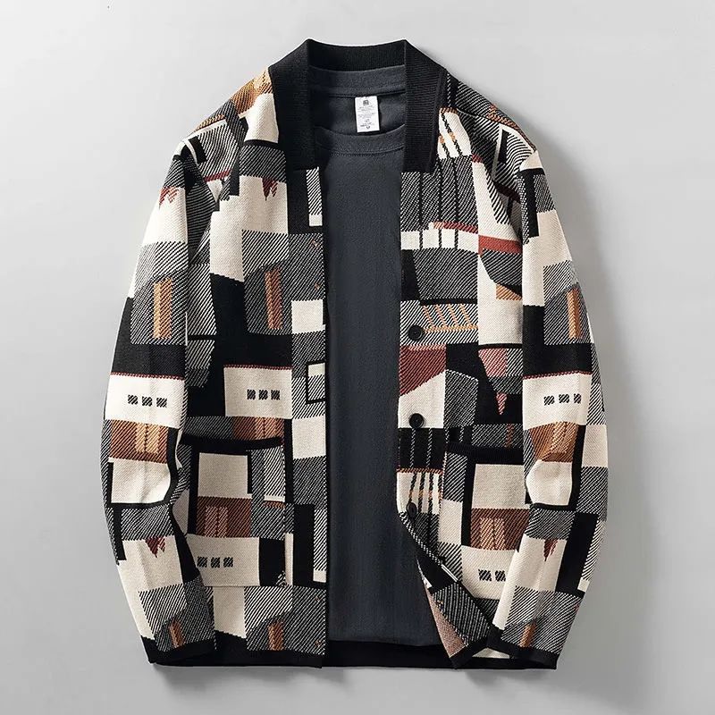 Leo - Gilet in Lana Astratta Èze