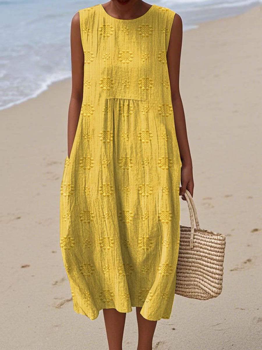 Robe longue femme décontractée, intemporelle, élégante, ample et légère