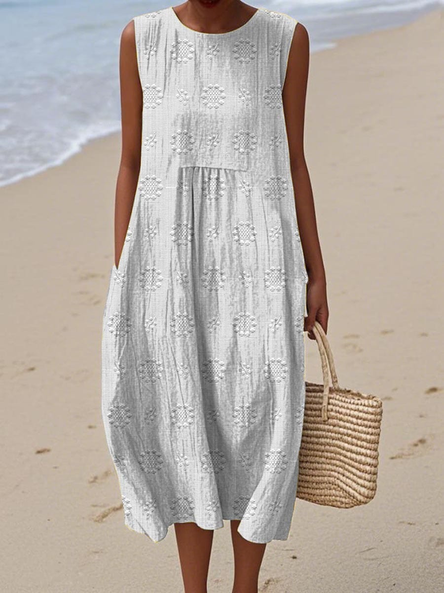 Robe longue femme décontractée, intemporelle, élégante, ample et légère
