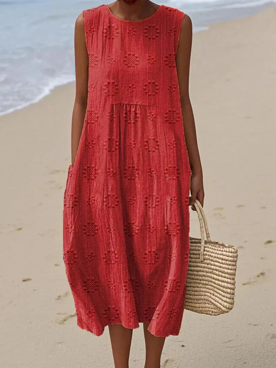 Robe longue femme décontractée, intemporelle, élégante, ample et légère
