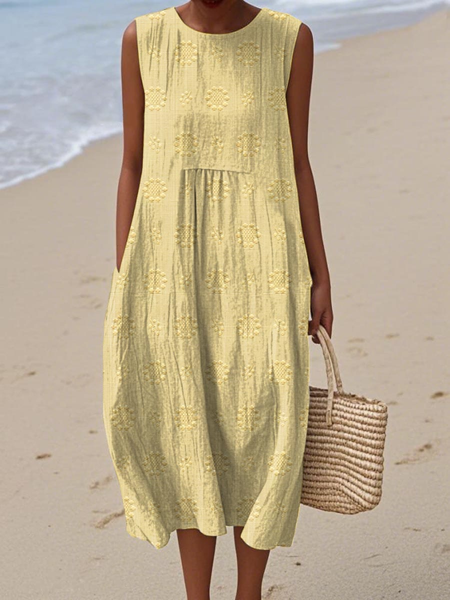 Robe longue femme décontractée, intemporelle, élégante, ample et légère