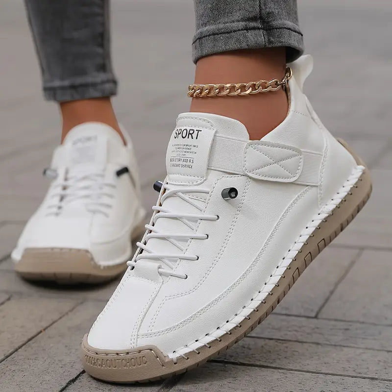 Sneakers Casual Uomo con Punta Larga e Suola Comfort Antiscivolo