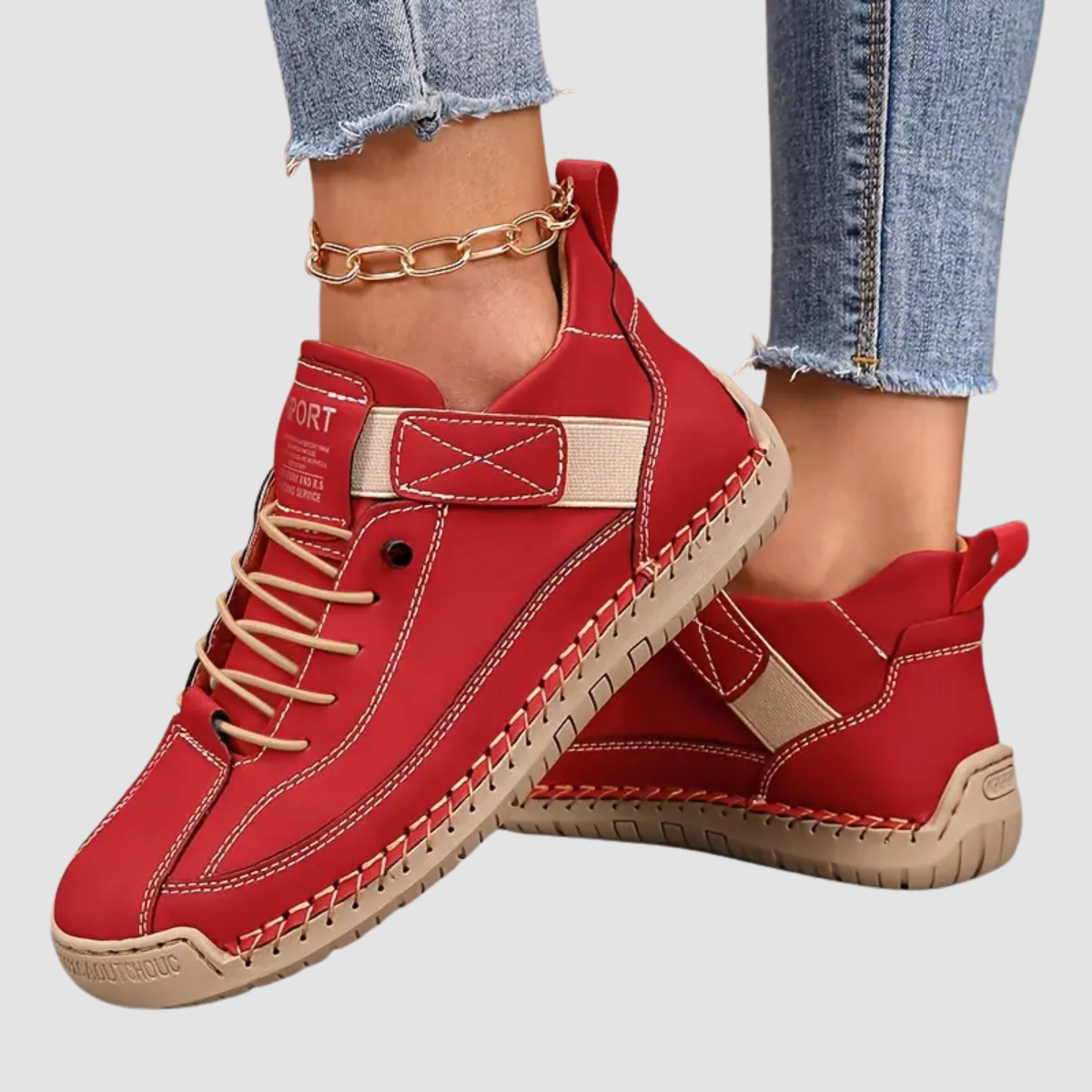 Sneakers Casual Uomo con Punta Larga e Suola Comfort Antiscivolo