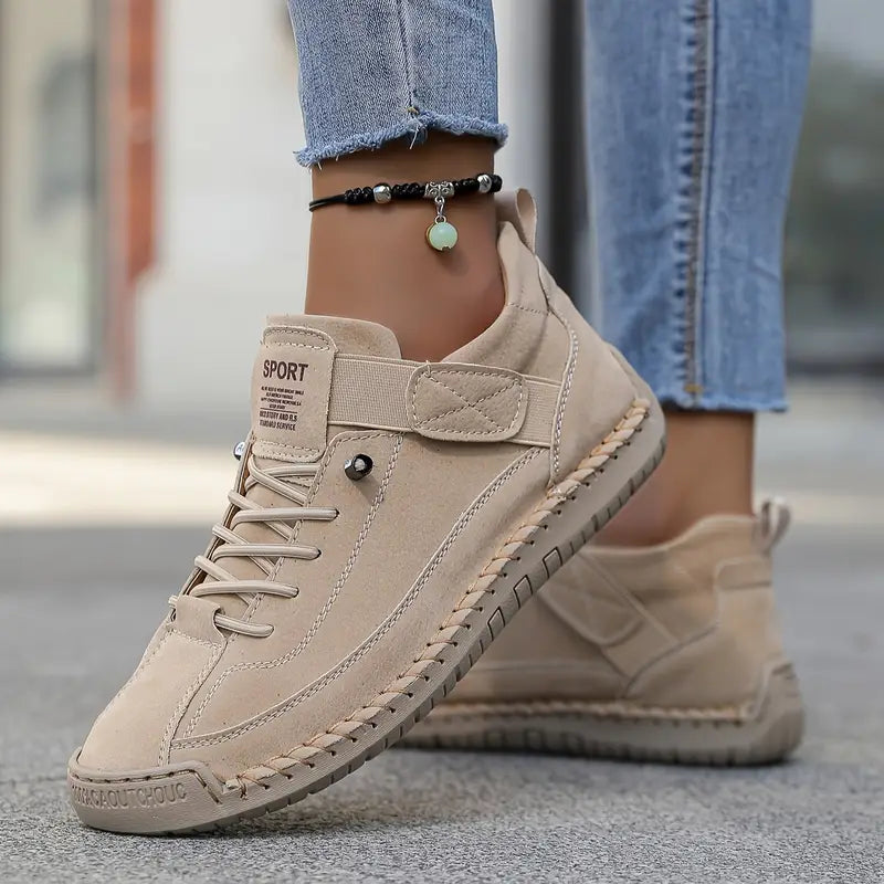 Sneakers Casual Uomo con Punta Larga e Suola Comfort Antiscivolo