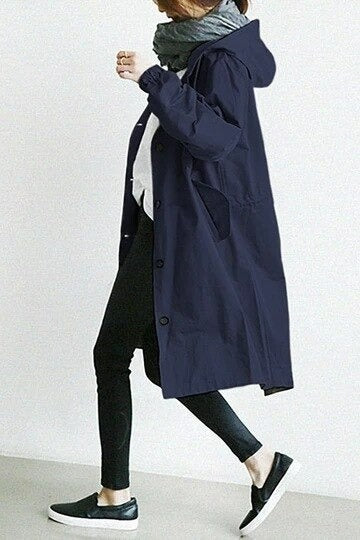 Tina - Elegant trenchcoat i bomuld