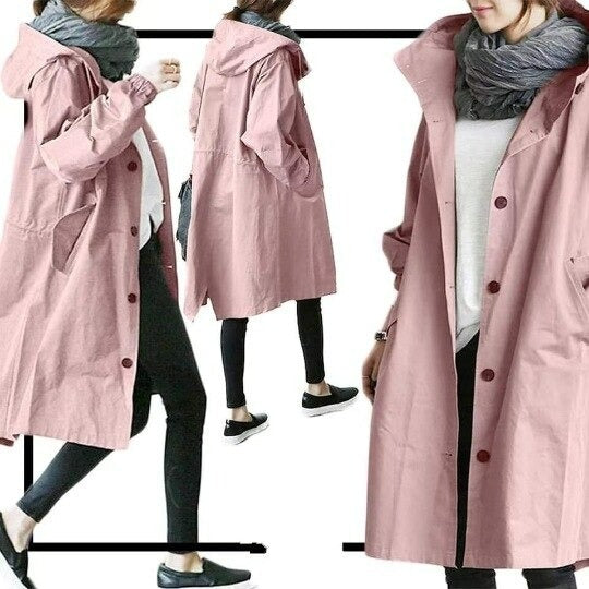 Tina - Elegant trenchcoat i bomuld