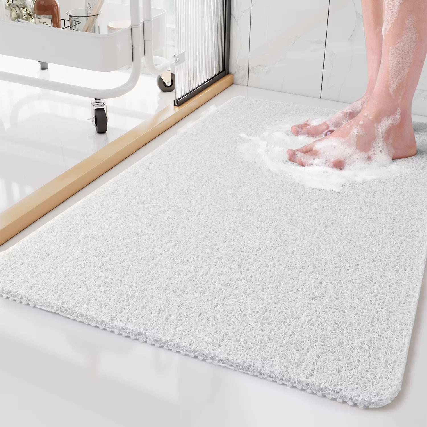 Rychleschnoucí sprchová podložka - protiskluzový design pro bezpečnost v koupelně