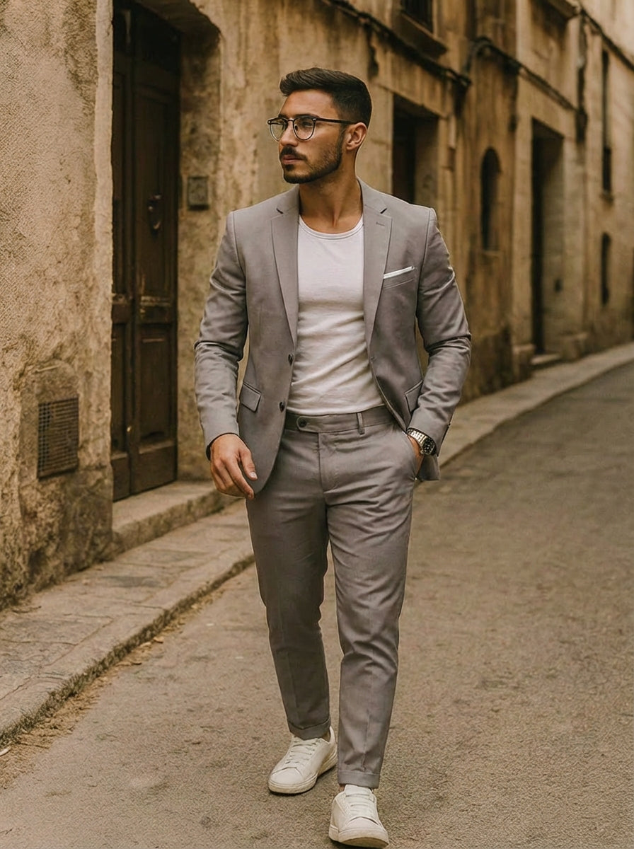 Elegancka męska suknia na wesele | Formalna